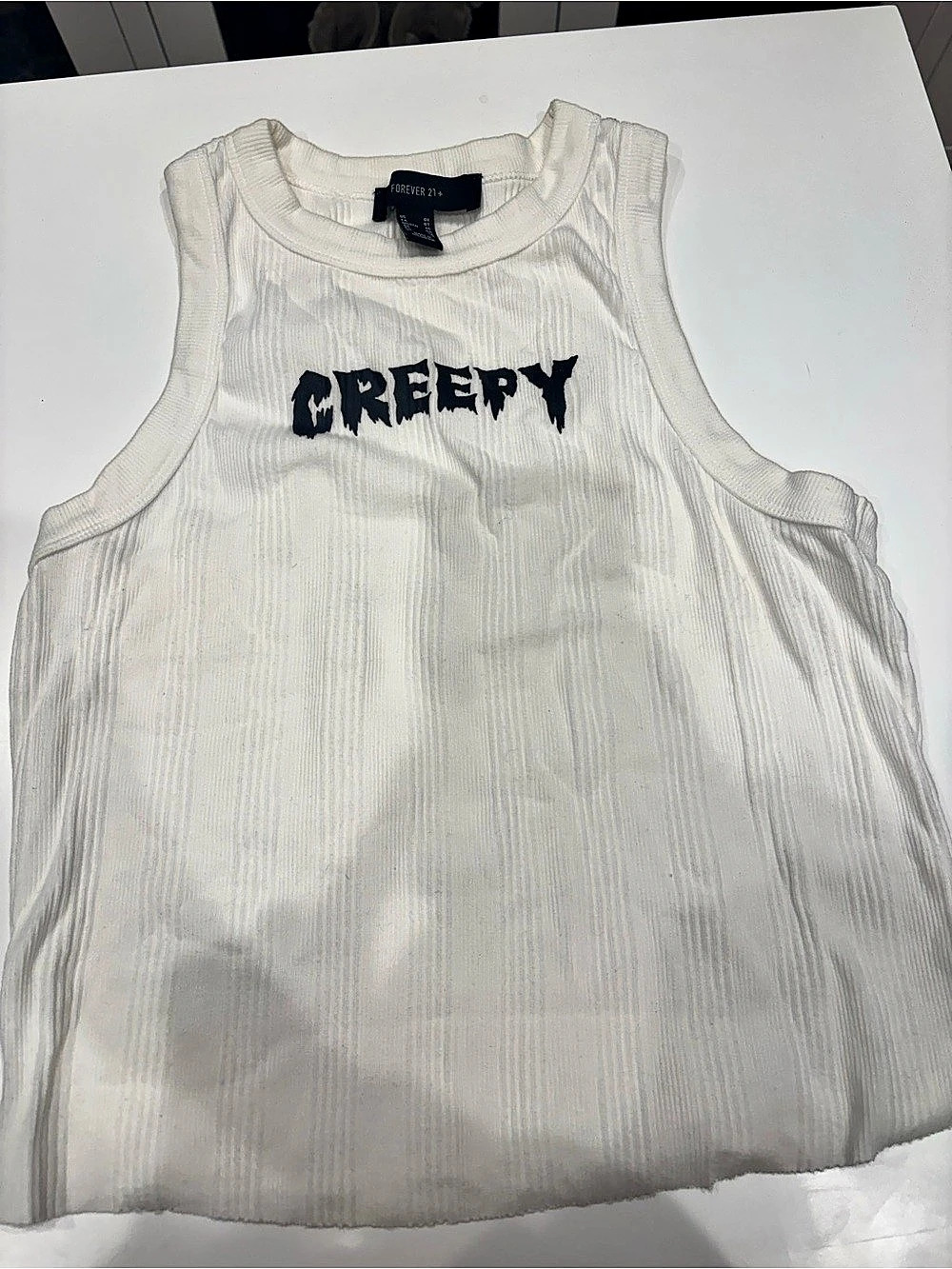 Forever 21 Creepy Graphic Tank